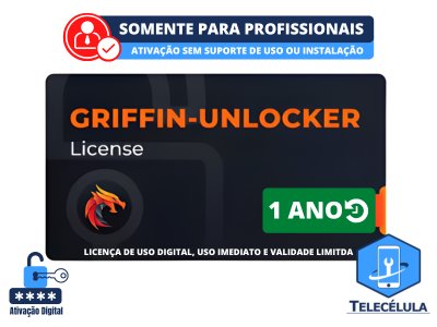GRIFFIN UNLOCKER ATIVA��O DE USO 1 ANO - SOLU��O PODEROSA XIAOMI, HUAWEI, OPPO, SAMSUNG